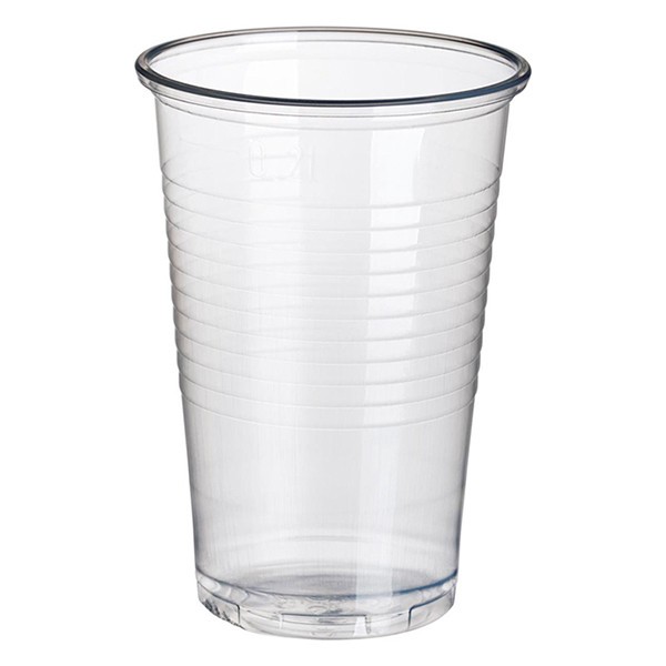 White label Gobelet jetable transparent en plastique 200 ml (100 pièces) 6420341 422997 - 1
