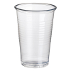 Gobelet jetable transparent en plastique 200 ml (100 pièces)