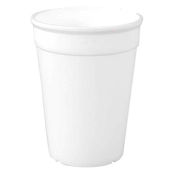 Gobelet réutilisable 320 ml (20 pièces) - blanc 402930 - 1