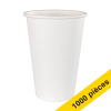 Gobelets à café en carton 300 ml (1000 pièces) - blanc 423532 - 1