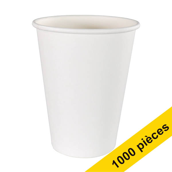Gobelets à café en carton 400 ml (1000 pièces) - blanc 423533 - 1