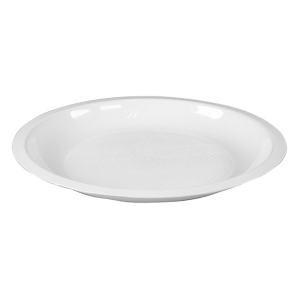 White label Goldplast assiette réutilisable 22 cm (25 pièces) - blanc 244081 402747 - 1