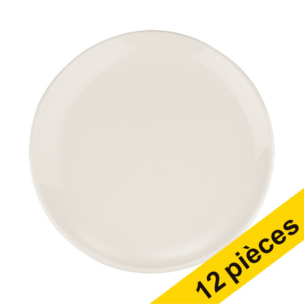 Gourmet assiette 210 mm (12 pièces) - blanc cassé 404217 - 1
