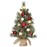 Kaprun sapin de Noël artificiel avec 10 lumières 60 cm LBB00064