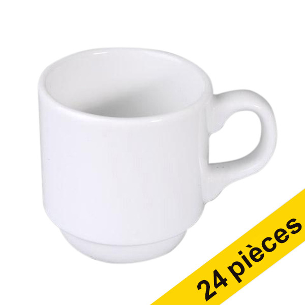 White label Nordika tasse à café 130 ml (24 pièces) - blanc cassé 280003 404404 - 1