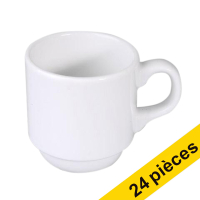 White label Nordika tasse à café 130 ml (24 pièces) - blanc cassé 280003 404404