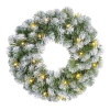 Norton couronne de Noël Norton enneigée Ø 45 cm 20 lumières fonctionne sur piles