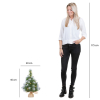 Norton sapin de Noël artificiel enneigé avec 10 lumières 45 cm LBB00099 - 3