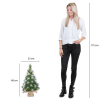 Norton sapin de Noël artificiel enneigé avec 15 lumières 60 cm LBB00100 - 3