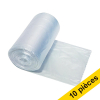 Offre: 10x Sacs-poubelle 25 litres (50 pièces) - blanc