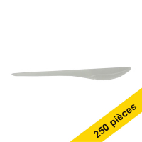 Offre : 5x Conpax Folia couteau réutilisable (50 pièces) - blanc