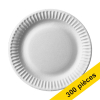 Offre : 3x Conpax Pure assiette jetable en carton 15 cm (100 pièces) - blanc 402970 - 1