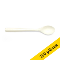 Offre : 5x Conpax Folia cuillère à dessert réutilisable (50 pièces) - blanc