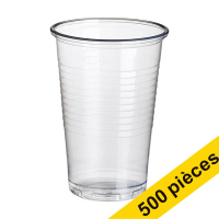Offre : 5x Gobelet jetable transparent en plastique 300 ml (100 pièces)