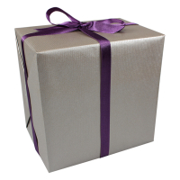 White label Papier cadeau (50 cm x 250 m) - argent 340325 402731