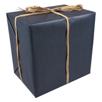 White label Papier cadeau (50 cm x 250 m) - bleu 348905 402732