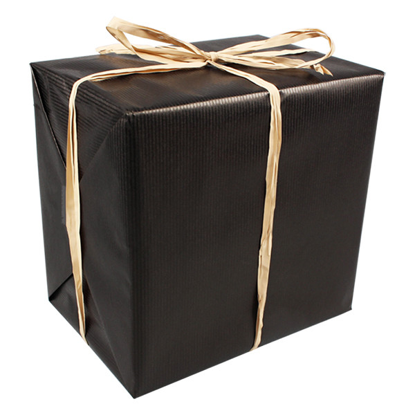 White label Papier cadeau (50 cm x 250 m) - noir 348965 402735 - 1