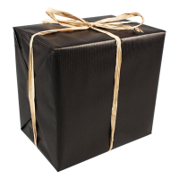 White label Papier cadeau (50 cm x 250 m) - noir 348965 402735