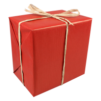 White label Papier cadeau (50 cm x 250 m) - rouge 348945 402734