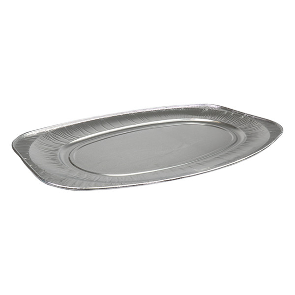 Plateau ovale en aluminium 550 mm (10 pièces) 402929 - 1