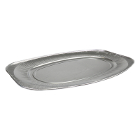 Plateau ovale en aluminium 550 mm (10 pièces) 402929