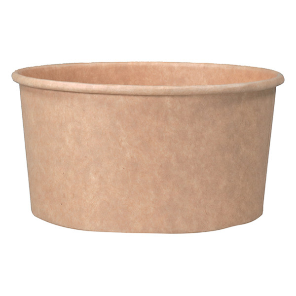Poke bowl rond en kraft 1000 ml (50 pièces) 402936 - 1