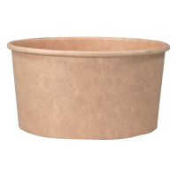 Poke bowl rond en kraft 1000 ml (50 pièces) 402936