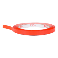 White label Ruban de fermeture de sac 9 mm x 66 m (16 rouleaux) - rouge 200.003 206250