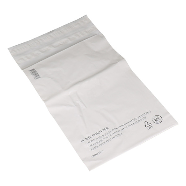 White label Sac d'expédition plastique recyclé 250 x 350 mm (500 pièces) 923594 402740 - 1