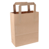 White label Sac en papier 180 x 220 x 80 mm (250 pièces) - marron 270786 402877 - 1