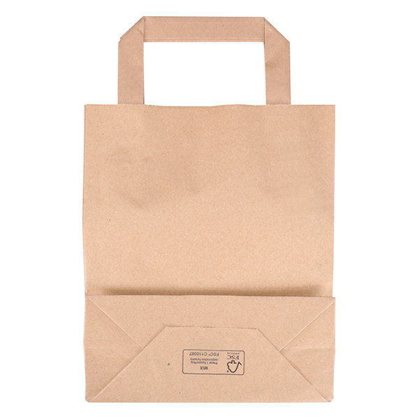 White label Sac en papier 180 x 220 x 80 mm (250 pièces) - marron 270786 402877 - 2