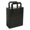 White label Sac en papier 180 x 220 x 80 mm (250 pièces) - noir 270790 402879 - 1