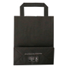 White label Sac en papier 180 x 220 x 80 mm (250 pièces) - noir 270790 402879 - 2