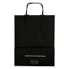 White label Sac en papier 260 x 350 x 120 mm (100 pièces) - noir 270679 402711 - 2