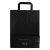White label Sac en papier 260 x 350 x 120 mm (250 pièces) - noir 270792 402880 - 2