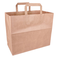White label Sac en papier 320 x 270 x 160 mm (250 pièces) - marron 270777 402875
