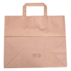 White label Sac en papier 320 x 270 x 160 mm (250 pièces) - marron 270777 402875 - 2