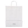 White label Sac en papier 320 x 410 x 120 mm (100 pièces) - blanc 270675 402709 - 2