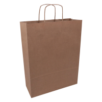White label Sac en papier 320 x 410 x 120 mm (100 pièces) - marron 270670 402706