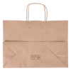 White label Sac en papier 350 x 260 x 140 mm (100 pièces) - marron 270676 402874 - 2