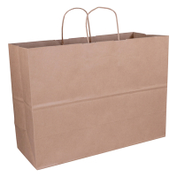 White label Sac en papier 450 x 330 x 170 mm (100 pièces) - marron 270677 402873