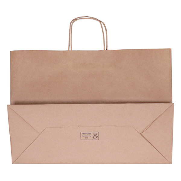 White label Sac en papier 450 x 330 x 170 mm (100 pièces) - marron 270677 402873 - 2