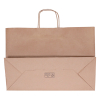 White label Sac en papier 450 x 330 x 170 mm (100 pièces) - marron 270677 402873 - 2