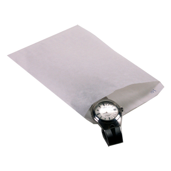 White label Sachets en papier vierges 16 x 10 cm (1000 pièces) - blanc 260021 402914 - 1