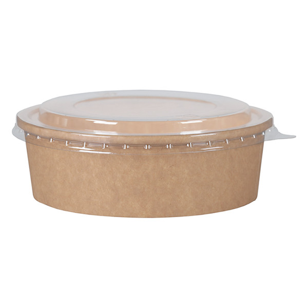 White label Saladier rond en carton kraft 500 ml (50 pièces) 605016 402935 - 4