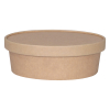 White label Saladier rond en carton kraft 500 ml (50 pièces) 605016 402935 - 5