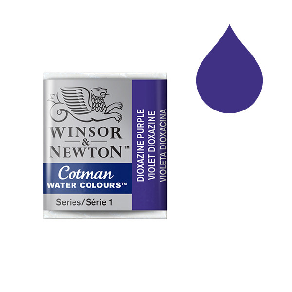 Winsor & Newton Cotman aquarelle (demi-godet) - 231 violet dioxazine 301231 410478 - 1