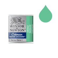 Winsor & Newton Cotman aquarelle (demi-godet) - 235 émeraude 301235 410479