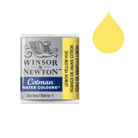 Winsor & Newton Cotman aquarelle (demi-godet) - 346 nuance de jaune citron 301346 410489