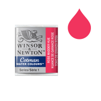 Winsor & Newton Cotman aquarelle (demi-godet) - 580 garance de rose nuancé 301580 410498